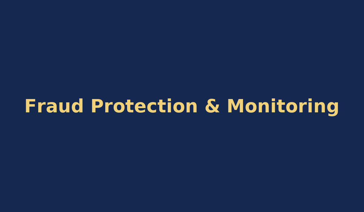 Shield icon concept representing fraud protection over financial data